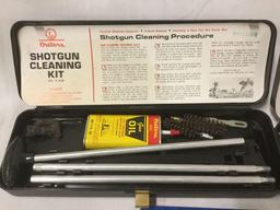 Huge lot of gun cleaning equipment incl. shotgun and rifle kits, patches +