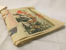 2 bicentennial items - vintage Amarilla Sunday Newspaper & bound 1976 Amarillo Sunday News-Globe