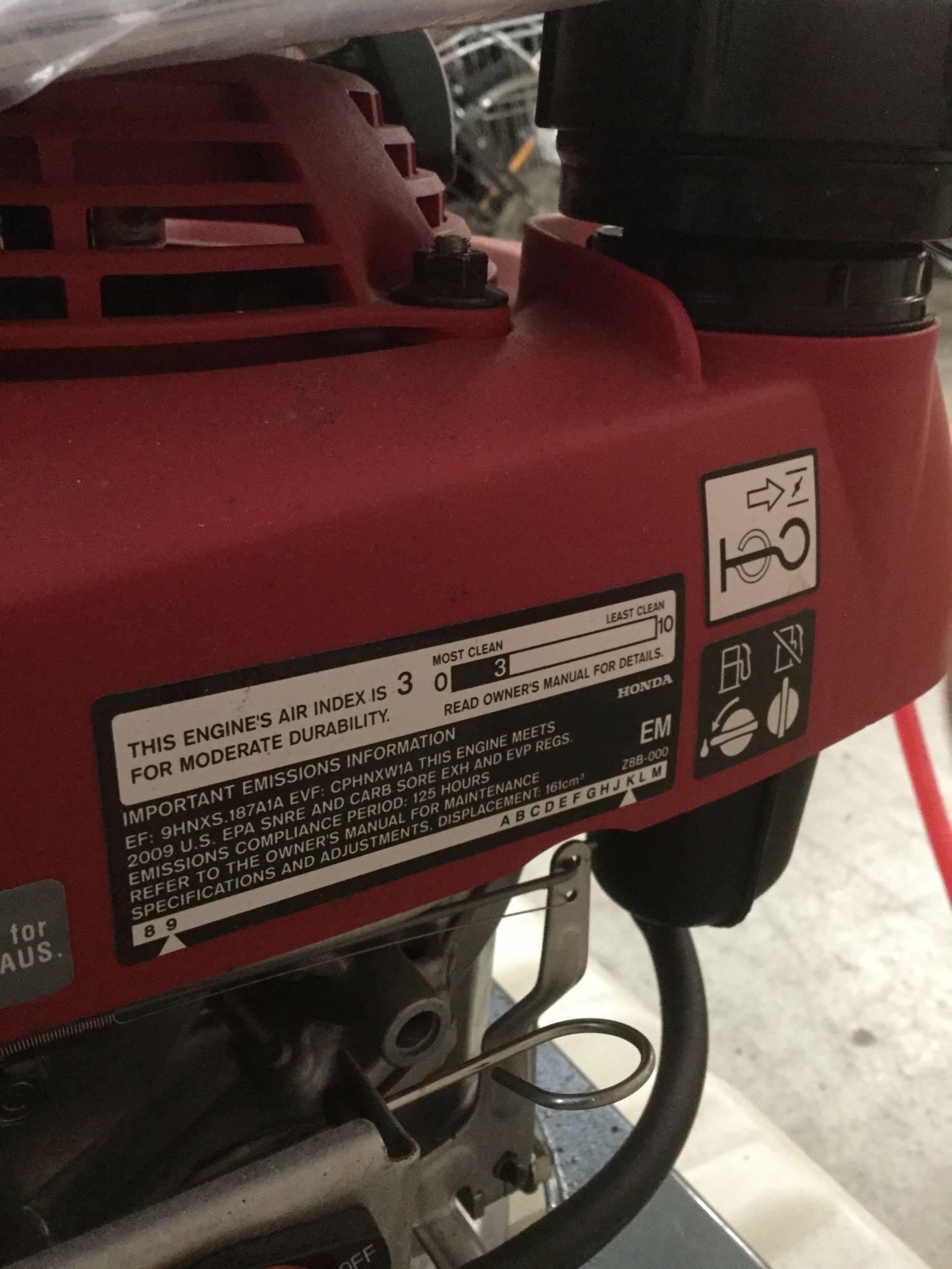 Troy-Bilt XP pressure washer w/ Honda motor - incl. owners manual