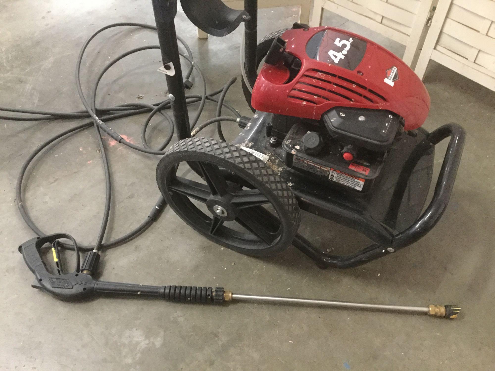 Briggs and Stratton 4.5HP Project Pro Pressure Washer, 2200 Max psi, 2.2 Max GPM,