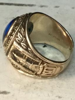 10K gold Northwestern University class of 1966 ring size 8.5 @ 16.6 grams