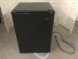 Haier household mini-refrigerator, model no. HC27SF10RB, tested and working