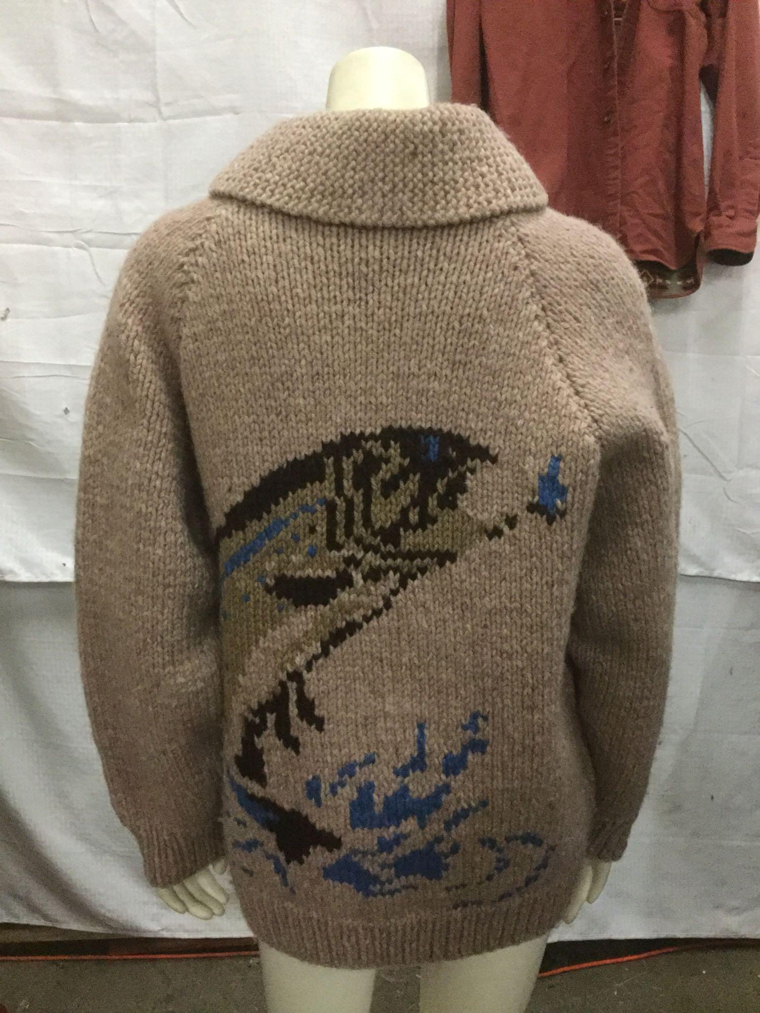 6 vintage high end wool garments - James Pringle, Donegal from Ireland, LL Bean, Woolrich, See pics