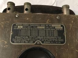 Antique Weston Current Transformer Model 461, no. 3326, made in USA