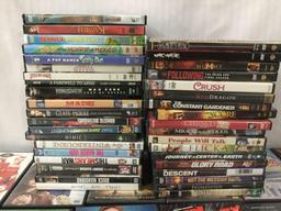 Huge collection of over 140 DVD movies; Hollywood hits, Action, romance, comedy, music, animation +
