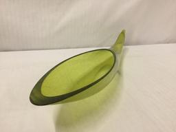 Vintage Chartreuse Horn designed by Winslow Anderson, Blenkos 1st Designer - great piece