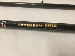 5 Assorted Fishing Rods: Abu Garcia Commodore Max, Daiwa, South Bend Graphite etc