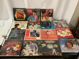 Lot of over 20 vintage LP records - Patsy Cline, Nat King, Perry Como, SNF soundtrack etc