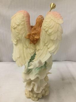 3 Seraphim Statues by Roman Inc. Garden Song, Joyful Spirit, Tender Heart Statues