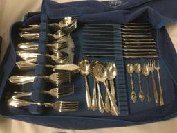 120 pieces of Assorted Silverplate Flatware. Rogers Bros, Royal Gallery, etc. see pics