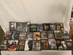 40+ DVD videos including; sci-fi, action, comedy, classic movies. The Departed, Inception etc