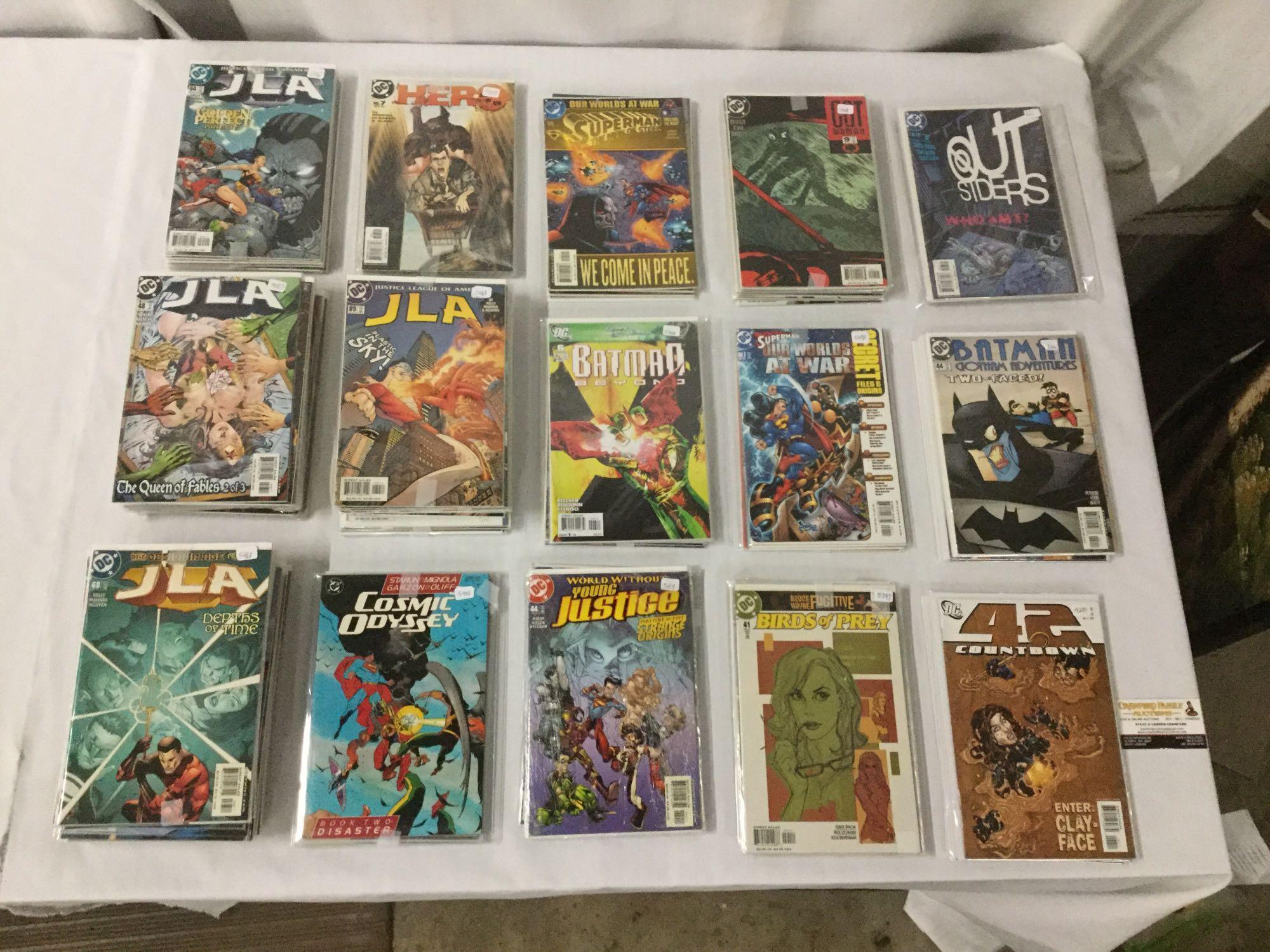 Lot of approx 140 mostly 1990s DC Comics incl. Batman, Superman, JLA, Cat Woman and more - see desc