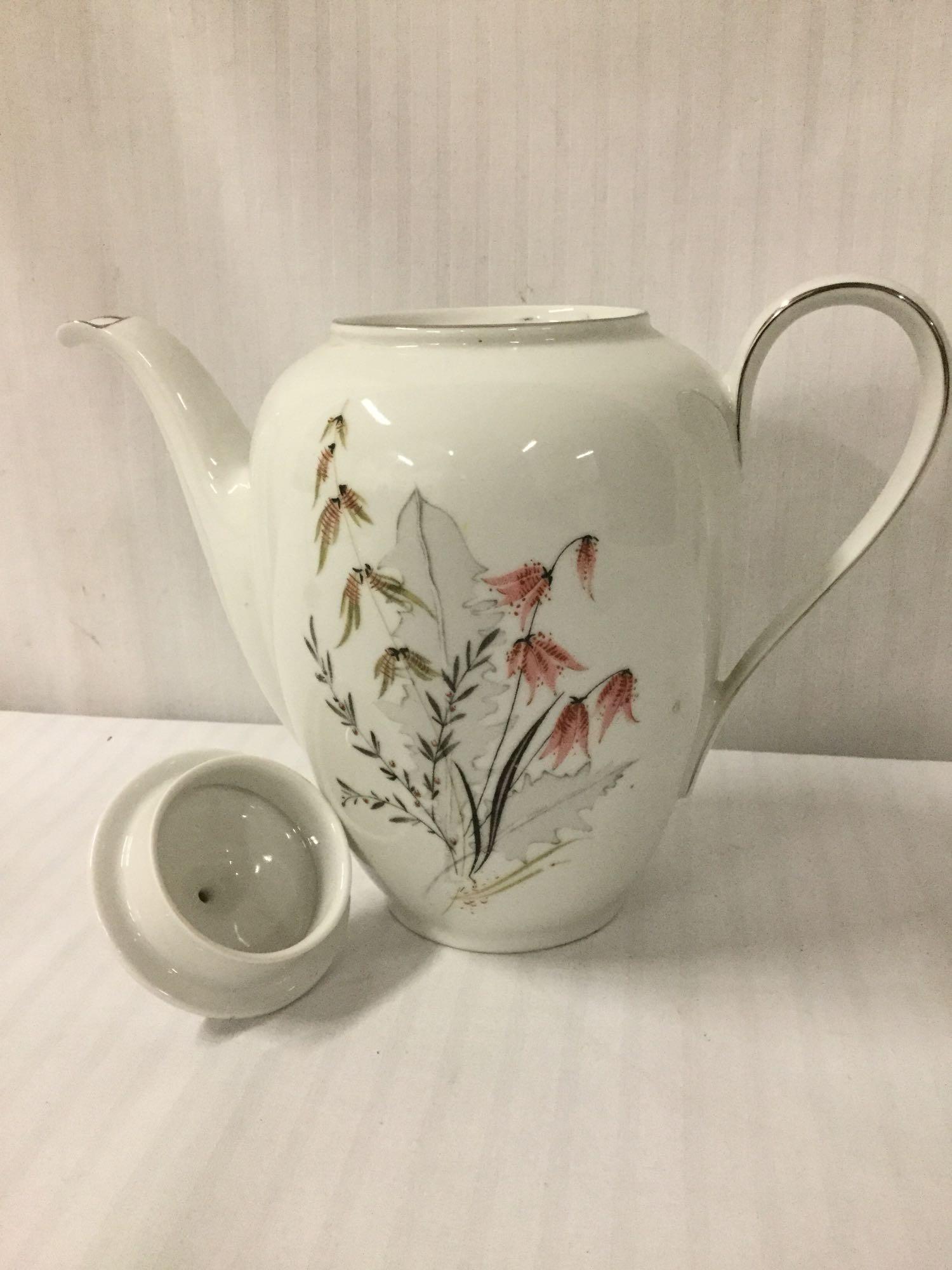 5 pcs of vintage asst china incl. WH Grindley ceramic pitcher, Bavarian Royal Duchess, Noritake