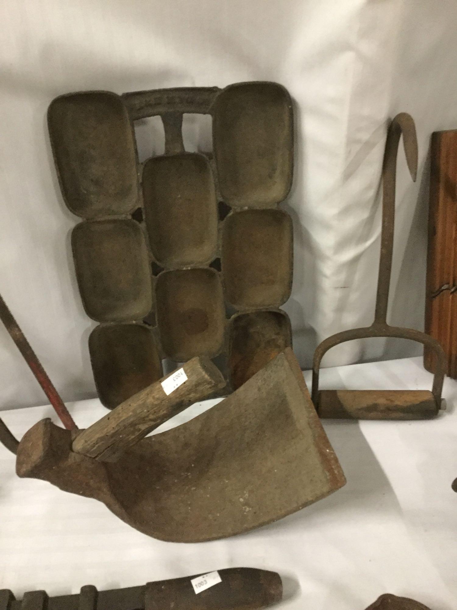 Massive antique tool lot - 25 planers, files, wrench, hanging beam scale & more primitives!