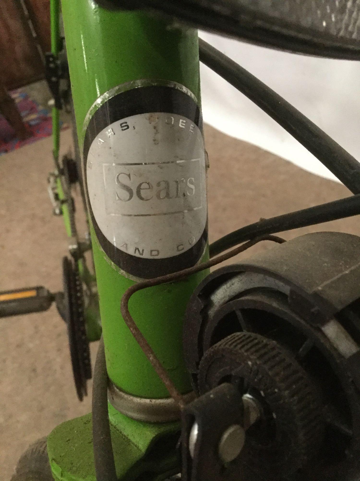 Sears Hydraulic brake 10 speed bicycle - see desc as is fair cond