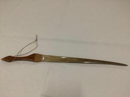 Stunning handmade Hawaiian koa wood sword w/ blue marlin bill blade - valued @ $3000