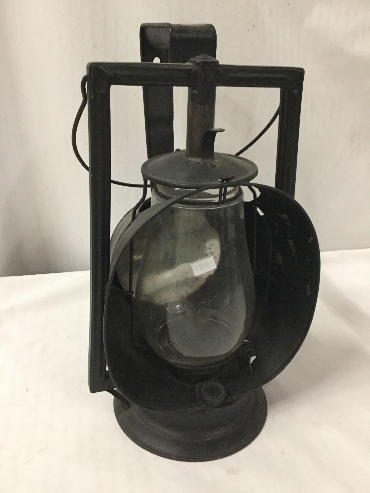 Lot of 2; No. 0 Tubular vintage kerosene lantern and Dietz Acme Inspector kerosene lamp lantern,