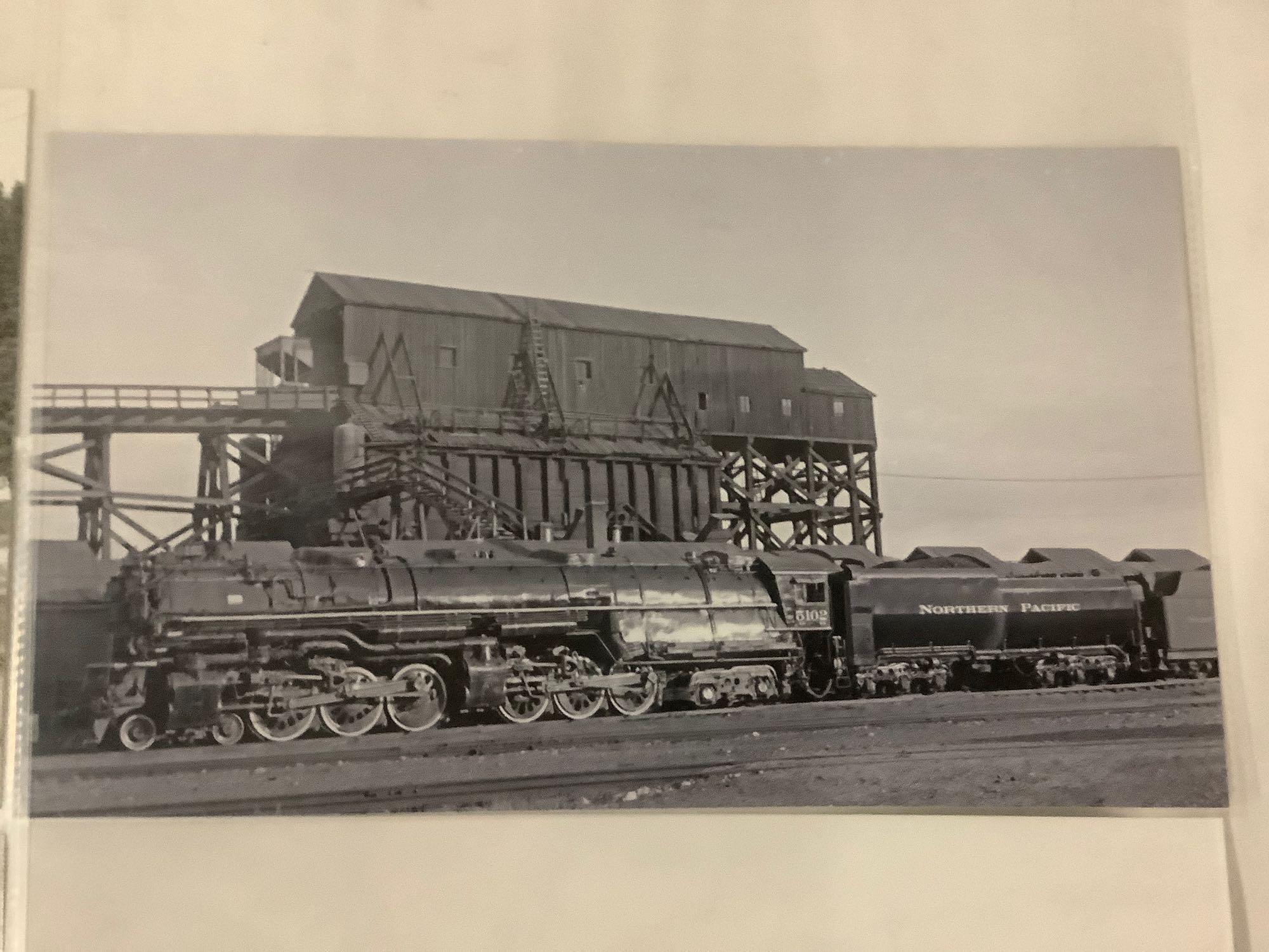 4 scarce vintage Northern Pacific railroad photographs from collection of noted Northern Pacific