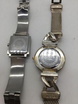 Pair of Ecclissi watches. One is sterling silver.