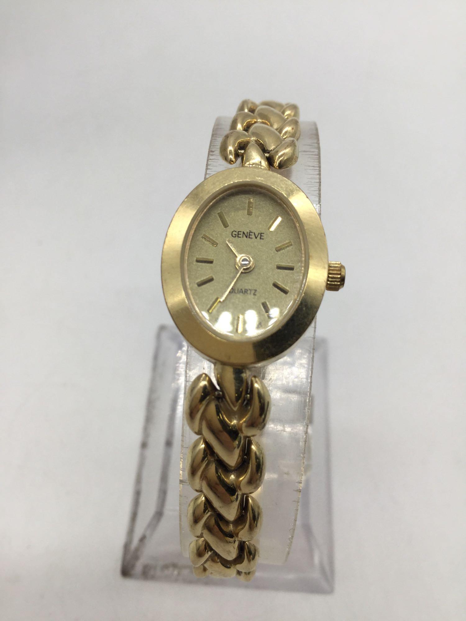 14k yellow gold Geneve watch