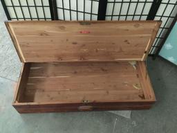 Vintage piedmont red cedar chest.