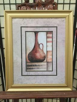 Modernist Art Print by Richard A Heason(?) in Professional Matte and Frame