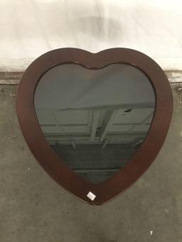 Powell Furniture heart shaped display stand end table