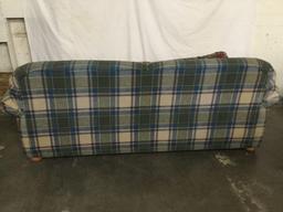 Lilly plaid couch in good cond - matches previous lot