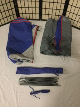 camping lot: tents & Ozark Trail inflatable air mattress