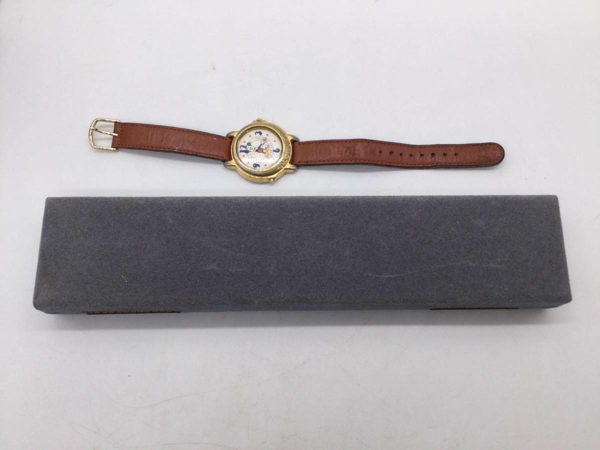 Vintage Lorus Mickey Mouse "Happy Birthday to You" wristwatch