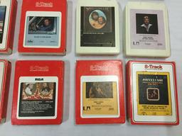 40 8-track cassette cartridges; country music