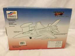 Liberty Classics Lockheed F-16 Fighting Falcon jet die cast metal collectors series bank. In box.