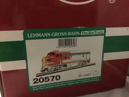 LGB Lehmann-Gross-Bahn;The Big Train - Santa Fe Train Car - 20570, made in Germany, in original box