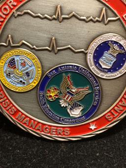Challenge Coin : Saushec Anesthesiology / Warrior Physicians / expert consultants/ Crisis Managers