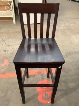 Modern Tall Chair, Approx 16 x 19 x 41 in.