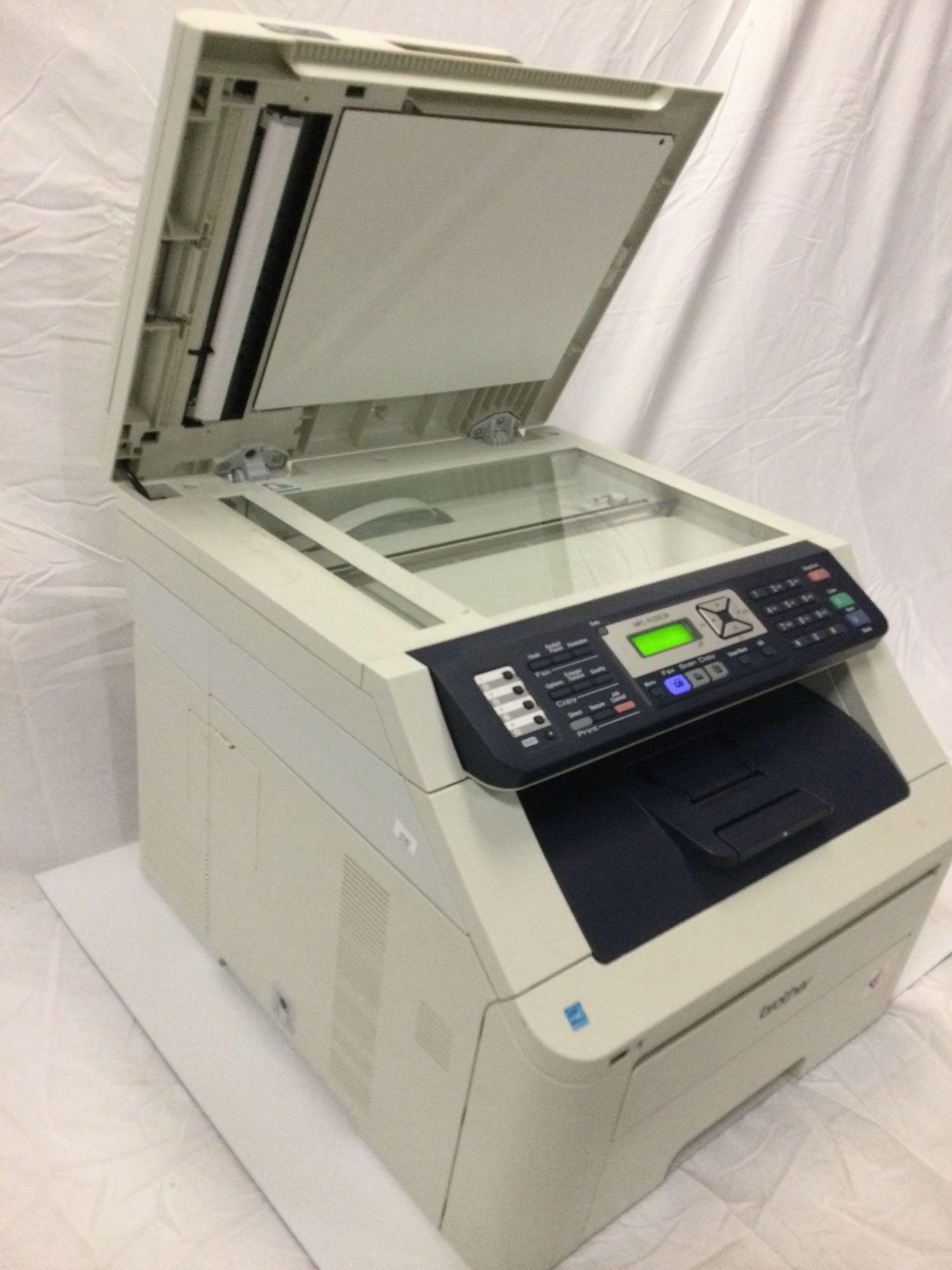 Brother MFC-9320CW wireless printer, fax, copier office machine, tested/powers on, sold as is