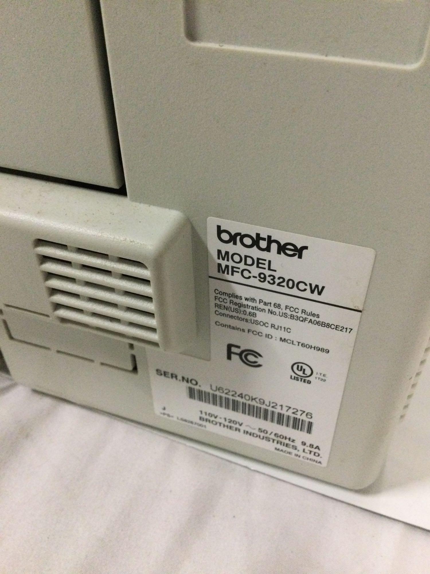 Brother MFC-9320CW wireless printer, fax, copier office machine, tested/powers on, sold as is