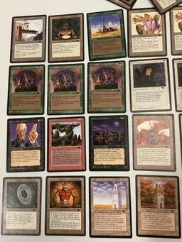 Nice lot of 45 RARE Magic The Gathering Antiquities Series collectible gaming cards.