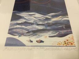 3 pc. lot: Ann Miletich Warder hand signed #ed watercolor nature art prints.