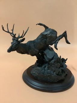 New England Collectors Society- The Deer by Michael Boyett sculpture art piece, 55/9500