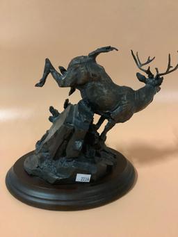 New England Collectors Society- The Deer by Michael Boyett sculpture art piece, 55/9500