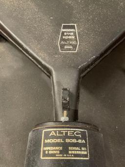 Vintage GEN PRO INC. - ALTEC Professional audio gear large rolling stage speaker pair, sold as is