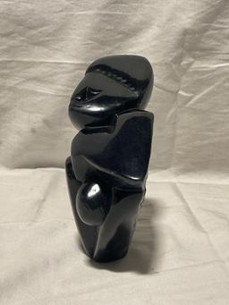 Hand Carved Stone sculpture, Shona tribal art piece Zimbabwe Africa,, Signed by the Artist see pics