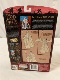 Toy Biz Lord of the Rings - The Two Towers SARUMAN THE WHITE action figure sealed in package 2002