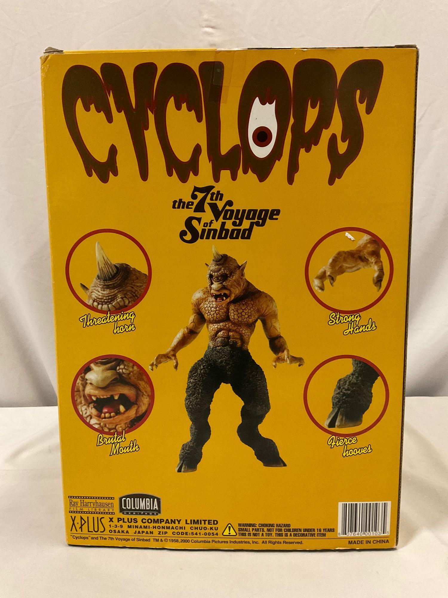 2000 Ray Harryhausen CYCLOPS The 7th Voyage of Sinbad movie monster statue by X Plus w/ box