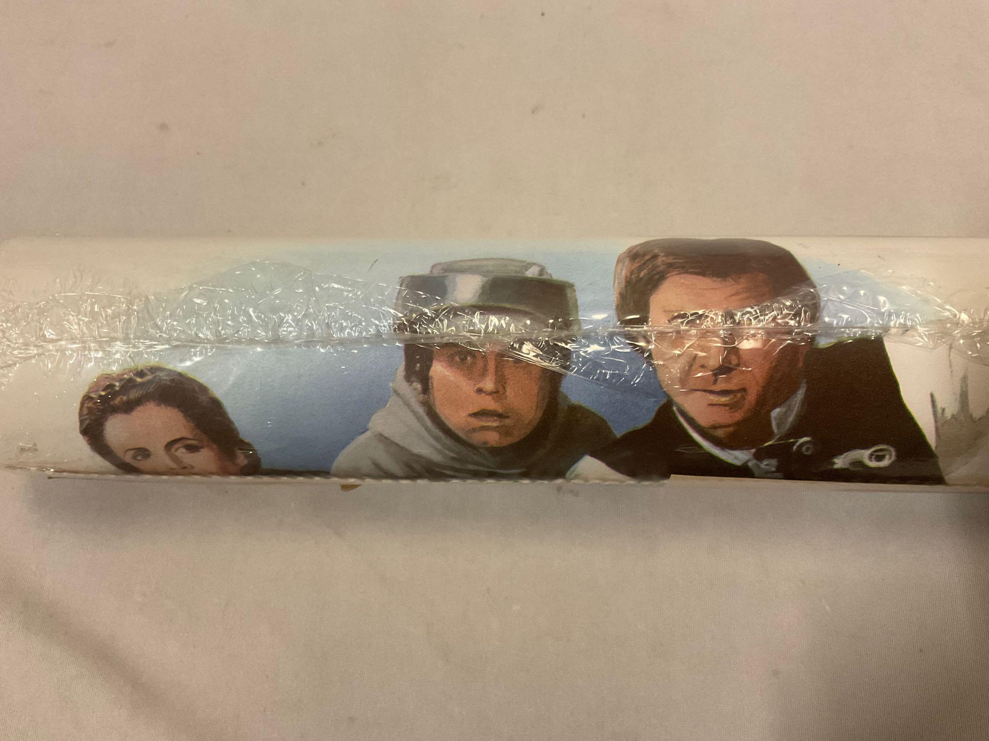 SUPER RARE vintage 1983 STAR WARS Return of the Jedi SEALED solid vinyl wall covering roll, European