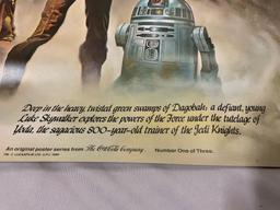 RARE vintage 1980 Coca-Cola STAR WARS The Empire Strikes Back poster # 1 of 3 Dagobah