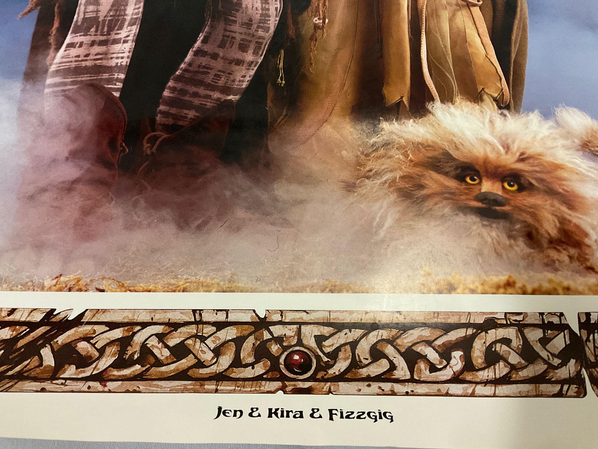 SUPER RARE vintage 1982 Jim Henson THE DARK CRYSTAL poster, Jen & Kira & Fizzgig