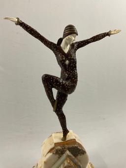 Signed Original bronze Demetre Chiparus Kapurthala-Dancer - circa 1925 Amazing Bronze Sculpture