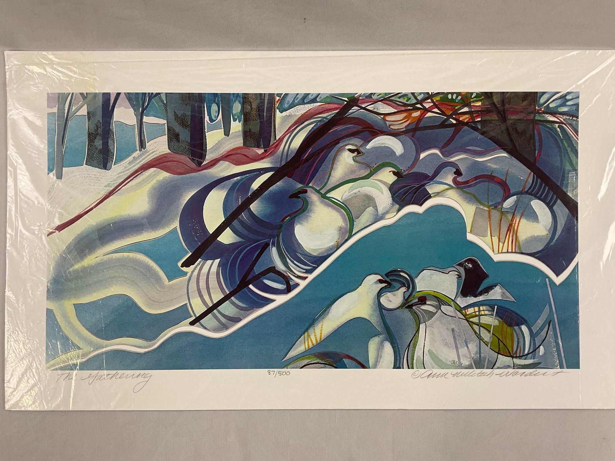 Signed / numbered art print THE GATHERING by Ann Militich-Warder, #ed 87/500